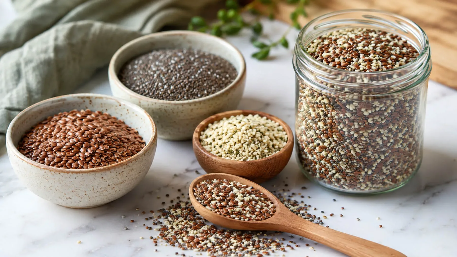 Domača mešanica omega-3: 1 žlica na dan, ki lahko zamenja kapsule