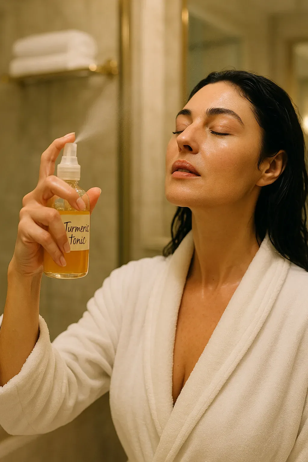 Domači tonik s kurkumo, ki briše temne madeže in ustvari “glass skin” efekt – viralni recept za lepo kožo