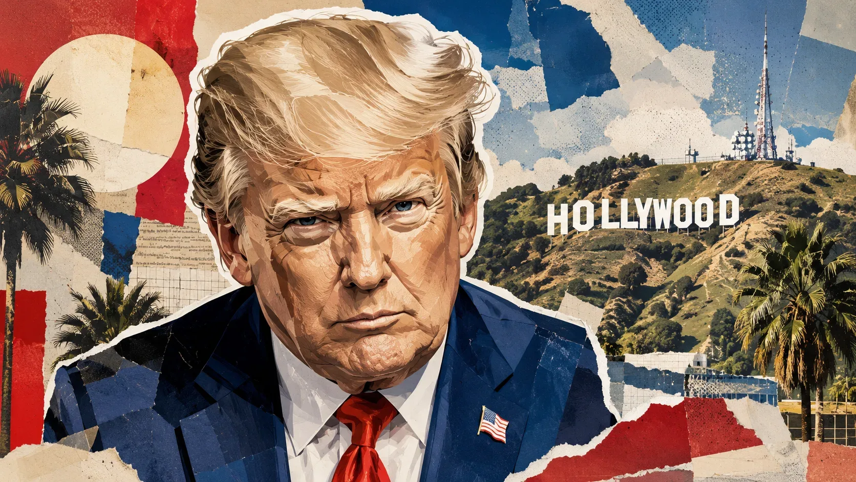 Drama za kulisami tovarne sanj: Zakaj želi Donald Trump rešiti Hollywood pred "popolno katastrofo"?