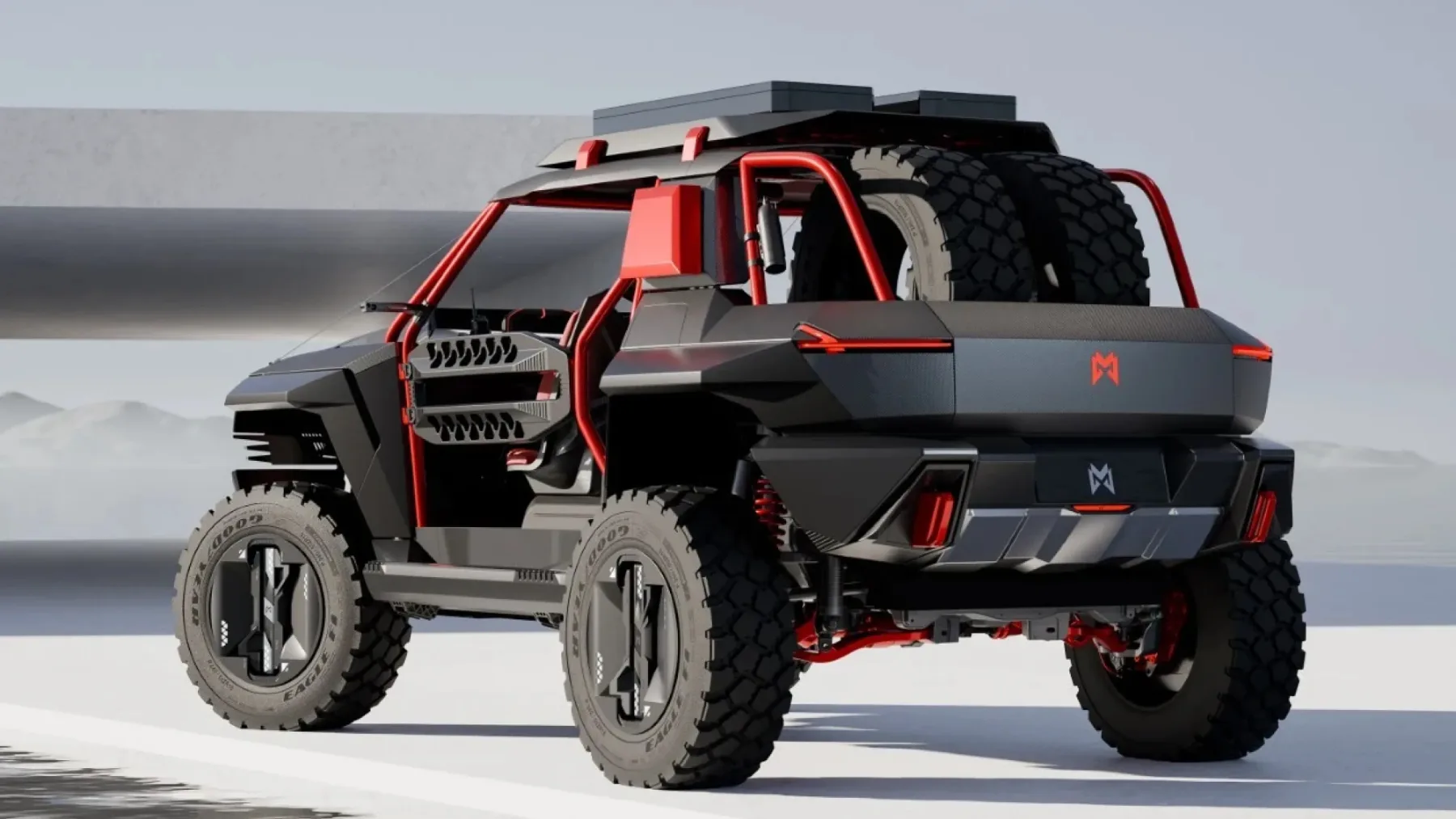 Dongfeng M-Hunter: Kitajski SUV, ki vozi kot Jeep in izgleda kot robot
