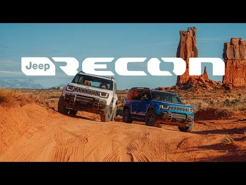 Električni Jeep Recon 2026: Električni terenec, ki zgrmi do stotice hitreje kot tvoja kavna mašina