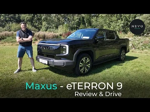 Električni pick‑up Maxus eTerron 9 – je prvi pravi električni 4×4 pick‑up v Evropi