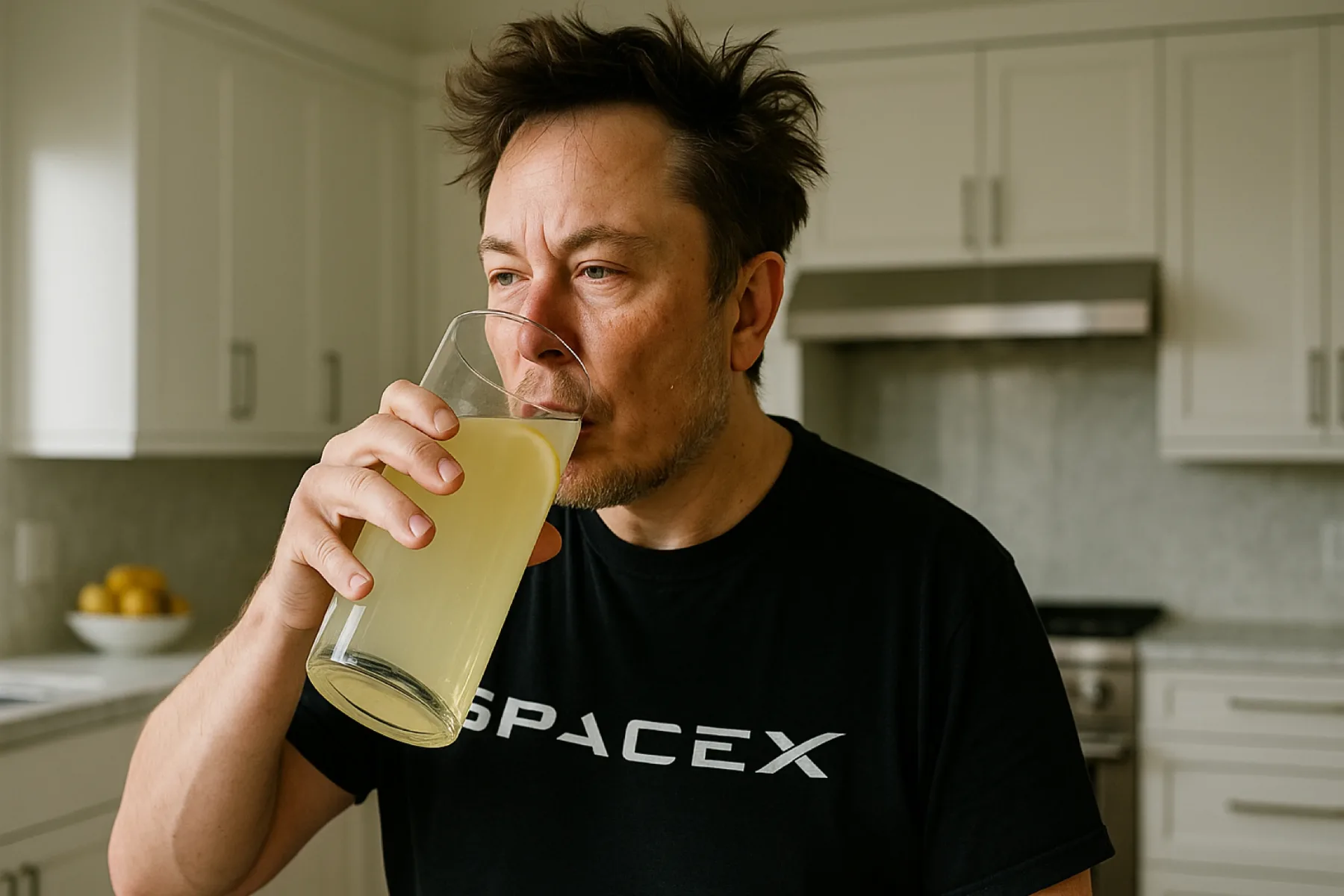Elon Musk pije ta skrivnostni jutranji eliksir vsako jutro – in opazuje kako se topijo kilogrami