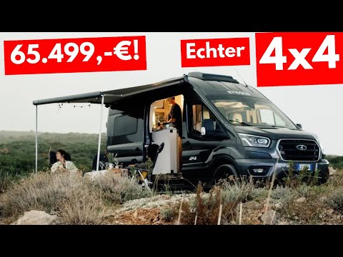 Etrusco Campervan Ford 4×4: s ceno nekaj čez 60.000 evrov praktično najcenejši 4×4 overland campervan ta hip