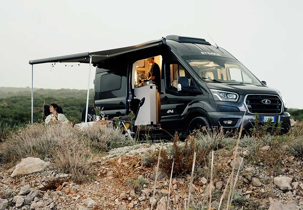 Etrusco Campervan Ford 4×4: s ceno nekaj čez 60.000 evrov praktično najcenejši 4×4 overland campervan ta hip