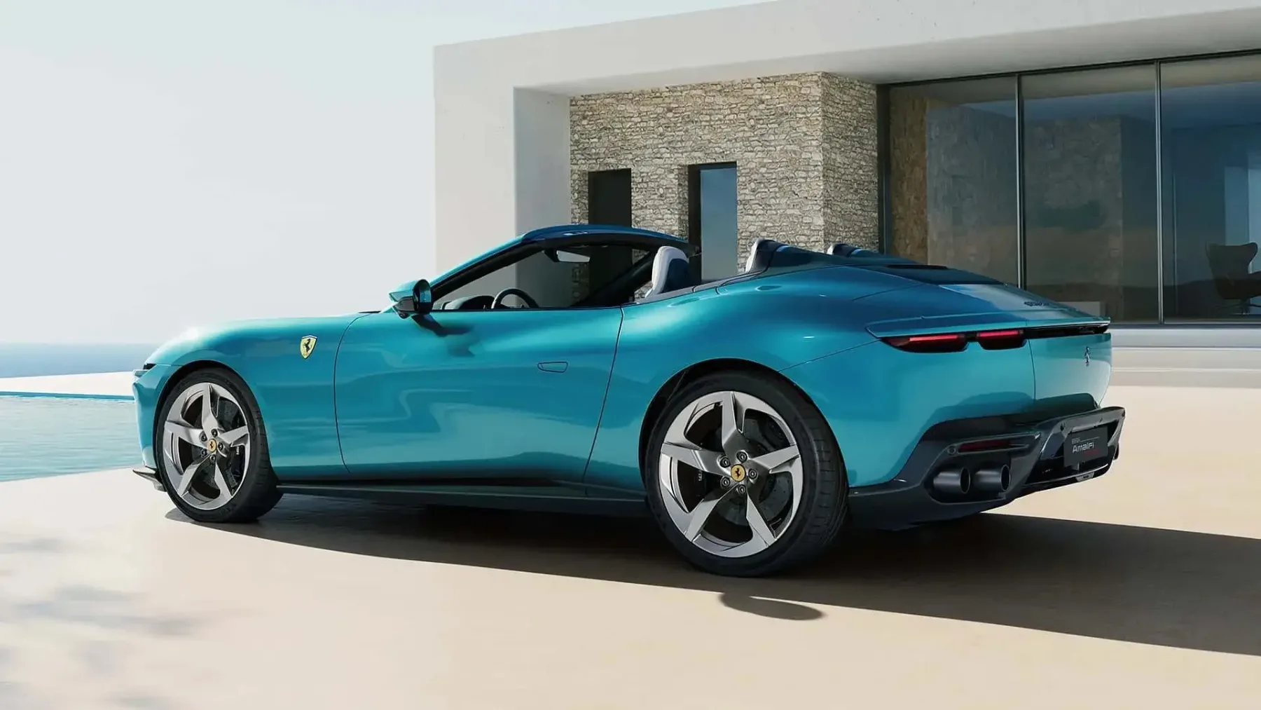 Ferrari Amalfi Spider: Ko popolnemu avtomobilu odrežejo streho in dodajo 631 konjev čiste poezije