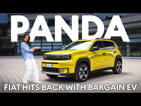 Fiat Grande Panda: električna evoluicja v retro škatlasti obliki, ki je zelo KUL