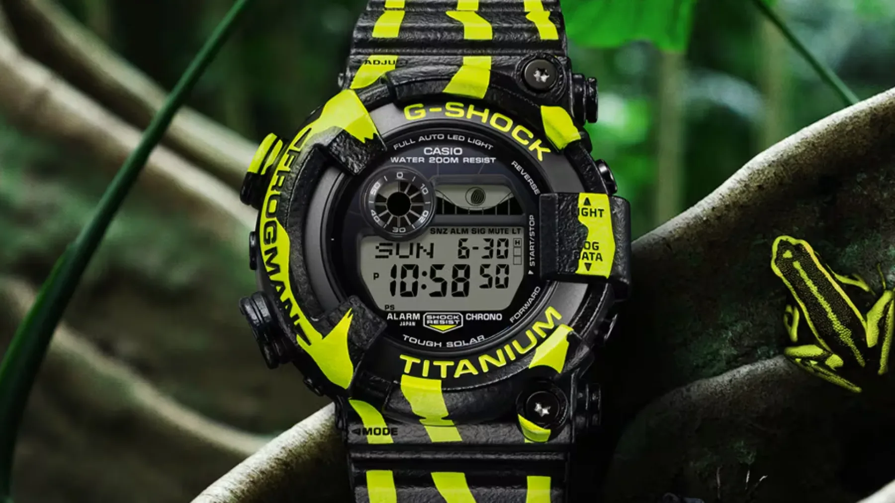 G-SHOCK Frogman GW-8200TPF-1: Strupena preobleka iz titana, ki grize konkurenco