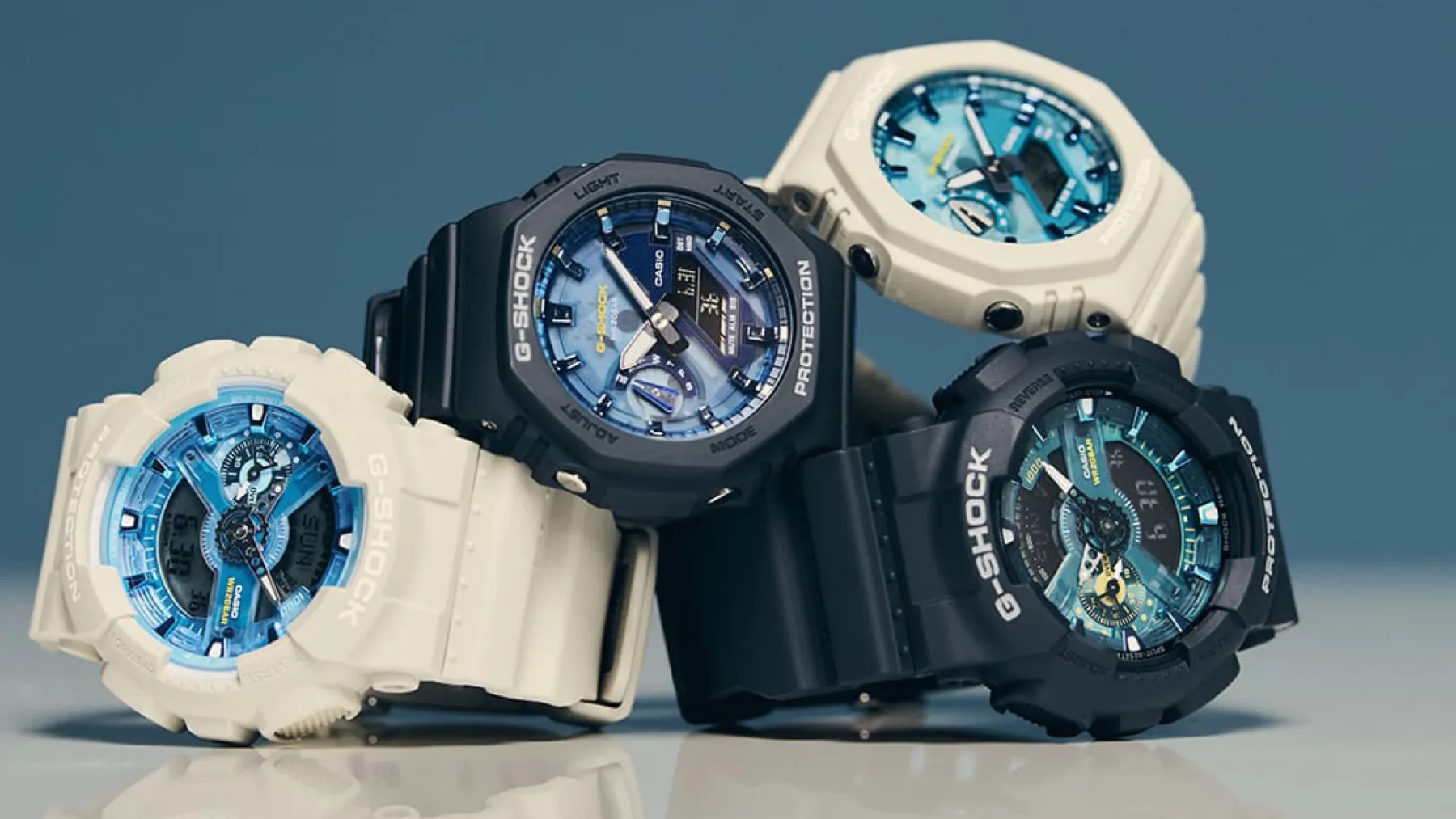 G-SHOCK predstavlja kolekcijo G-SHOCK Oasis: Svež vetrič za legendarne modele GA-2100 in GA-11