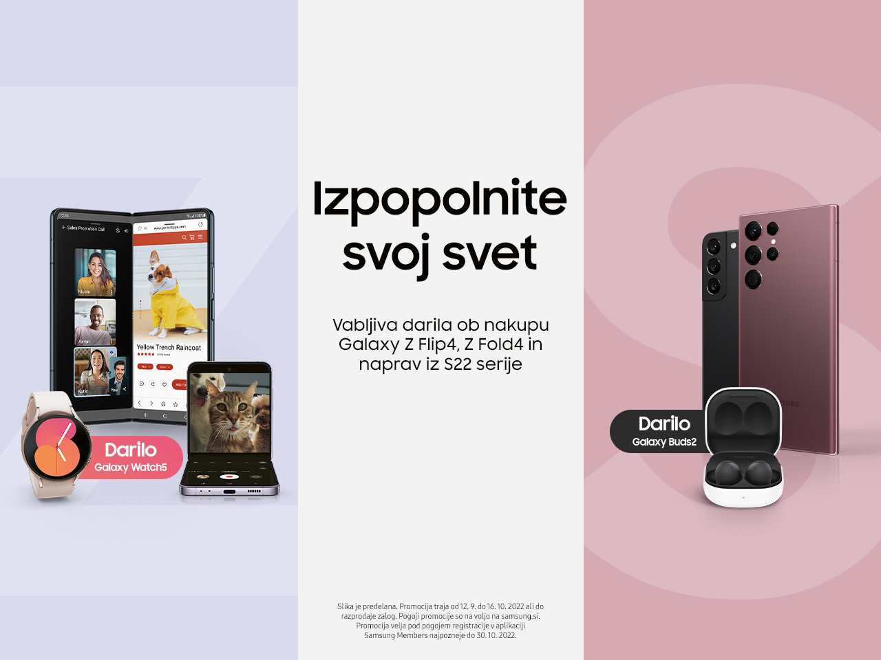 Galaxy Z Fold4 – pametni telefon, s katerim si boste lažje privoščili podaljšan vikend