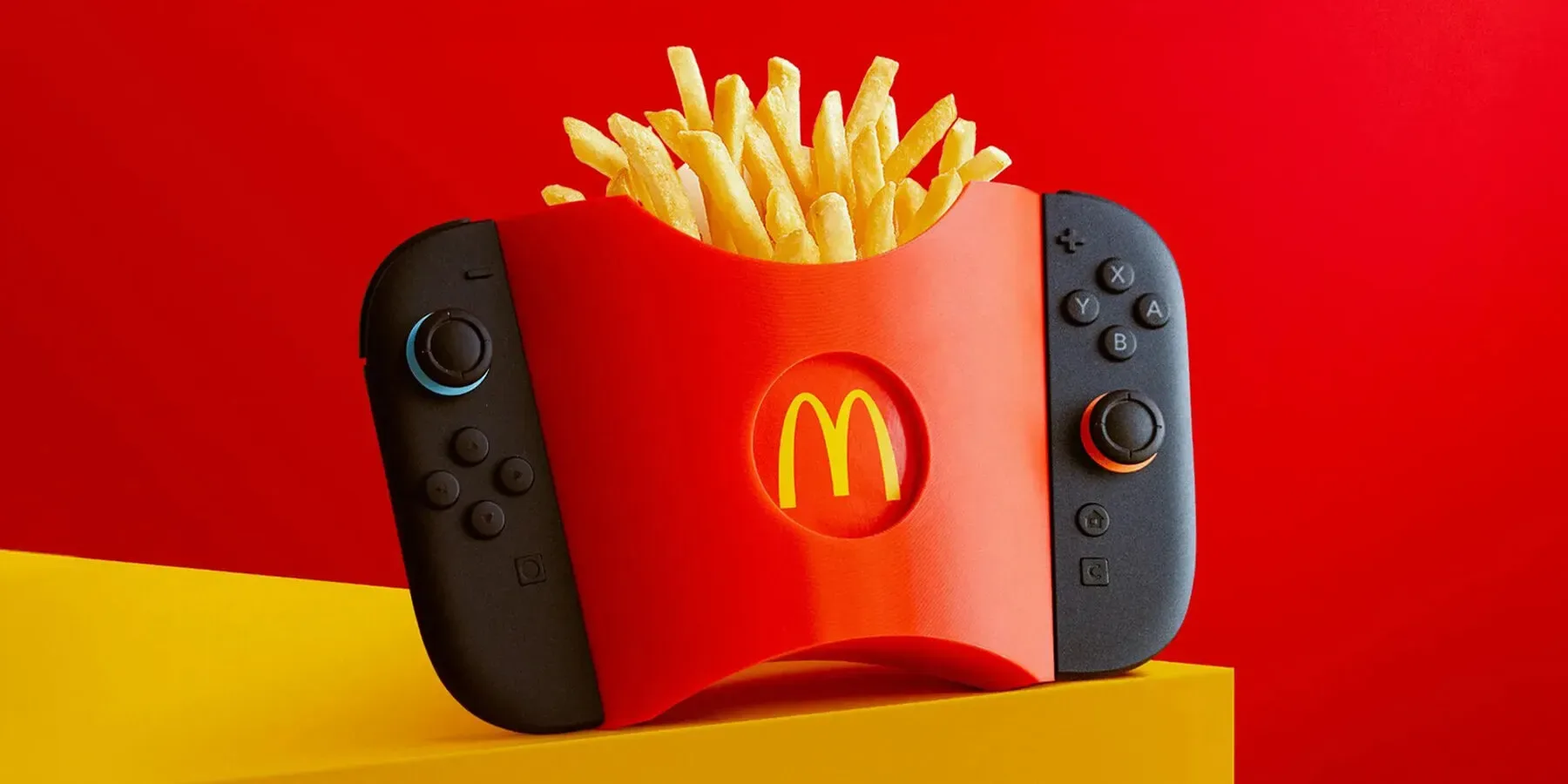 GamiFries: Genialni 3D natisnjen nosilec za pomfri, ki Nintendo Switch 2 spremeni v fast food konzolo