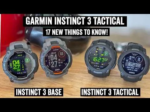 Garmin Instinct 3 Tactical Edition: Ura, ki zna več kot povprečen vojak