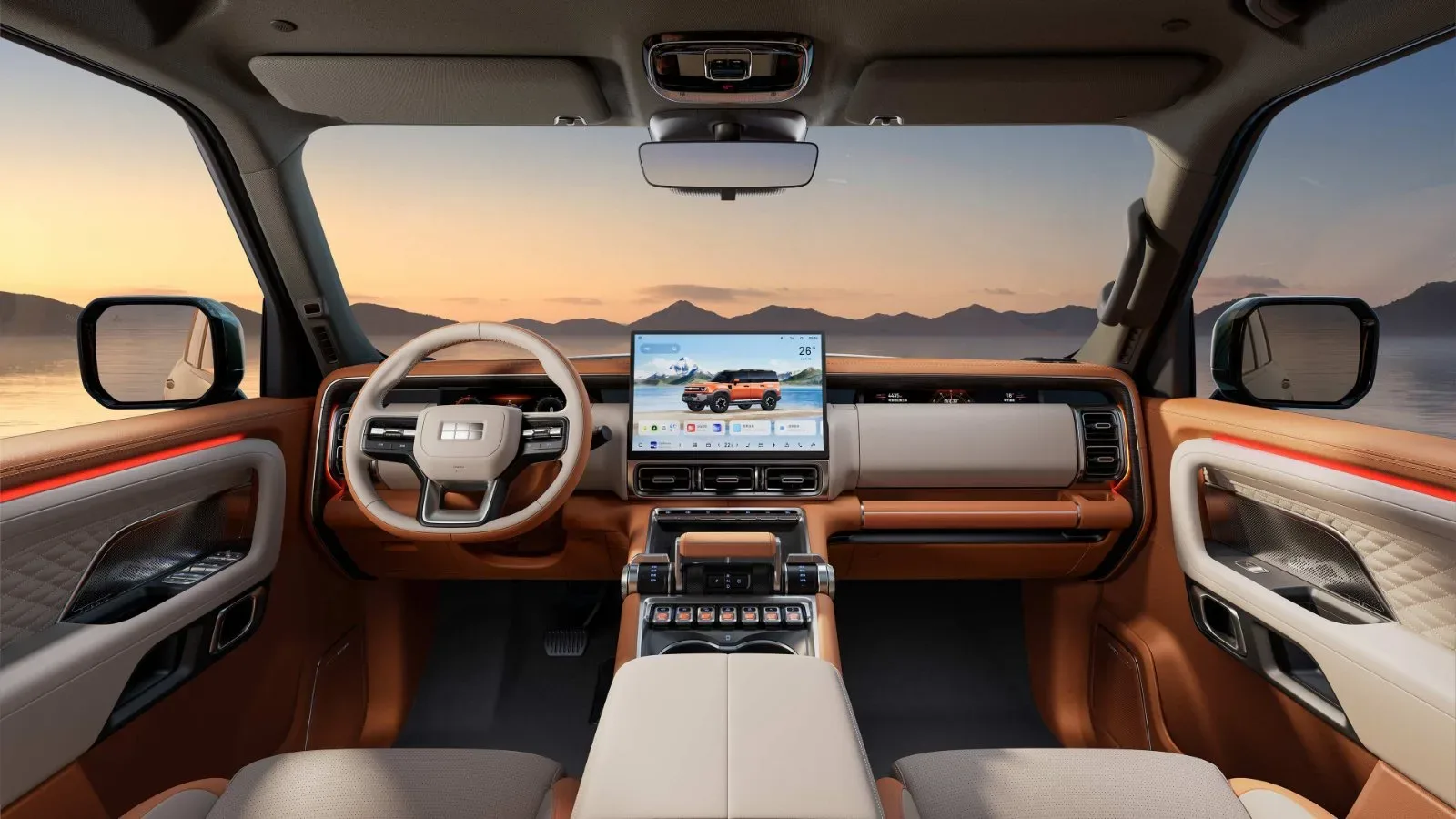 Geely Galaxy Cruiser 700: Kitajski hibridni orjak z 1.113 »konji«, ki se smeji evropskim terenskim legendam