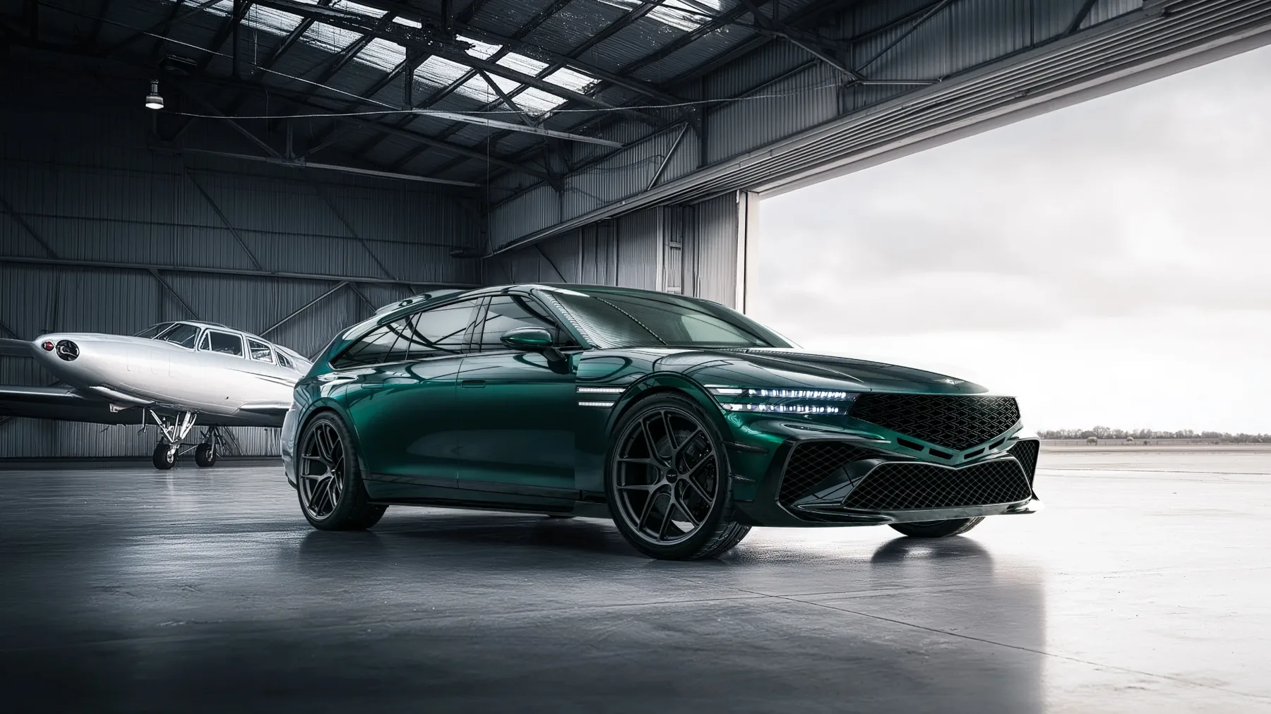 Genesis G90 Wingback Concept: Karavan, ki si ga Nemci ne upajo narediti – Luksuz brez SUV neumnosti