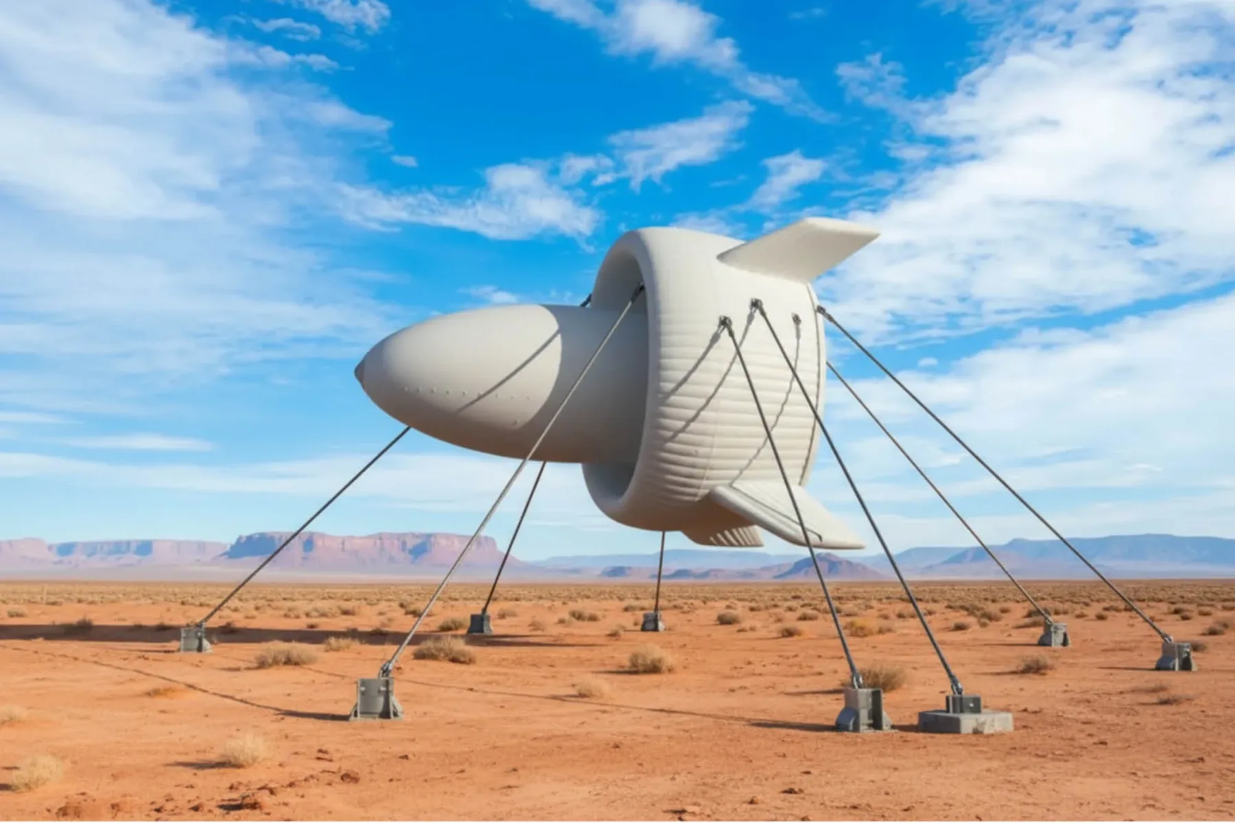 Gigantska vetrna turbina na nebu s 1,2 megavata moči uspešno testirana na Kitajskem