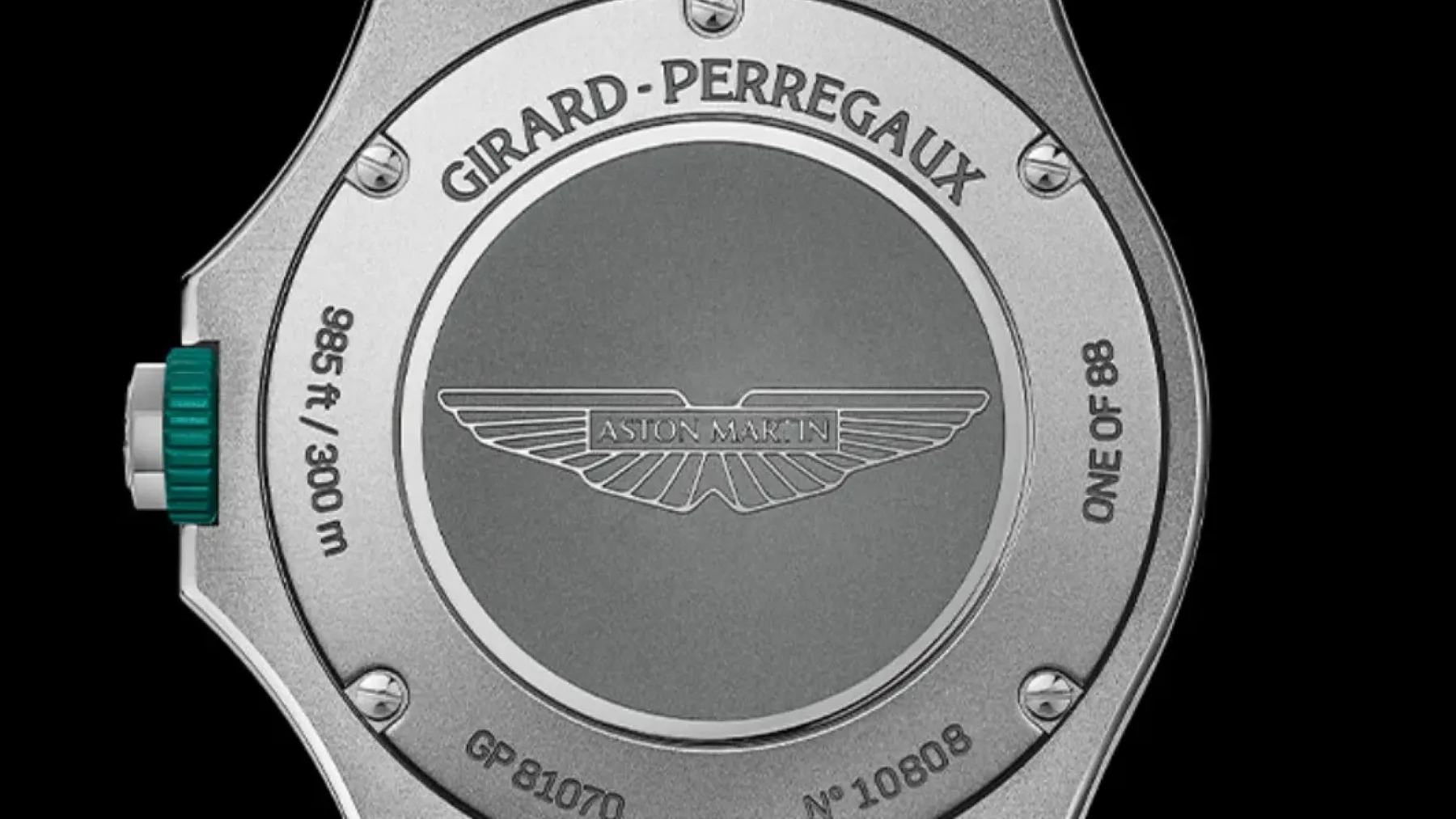 Girard-Perregaux Laureato Absolute Aston Martin F1 Edition: zeleni princ med urami