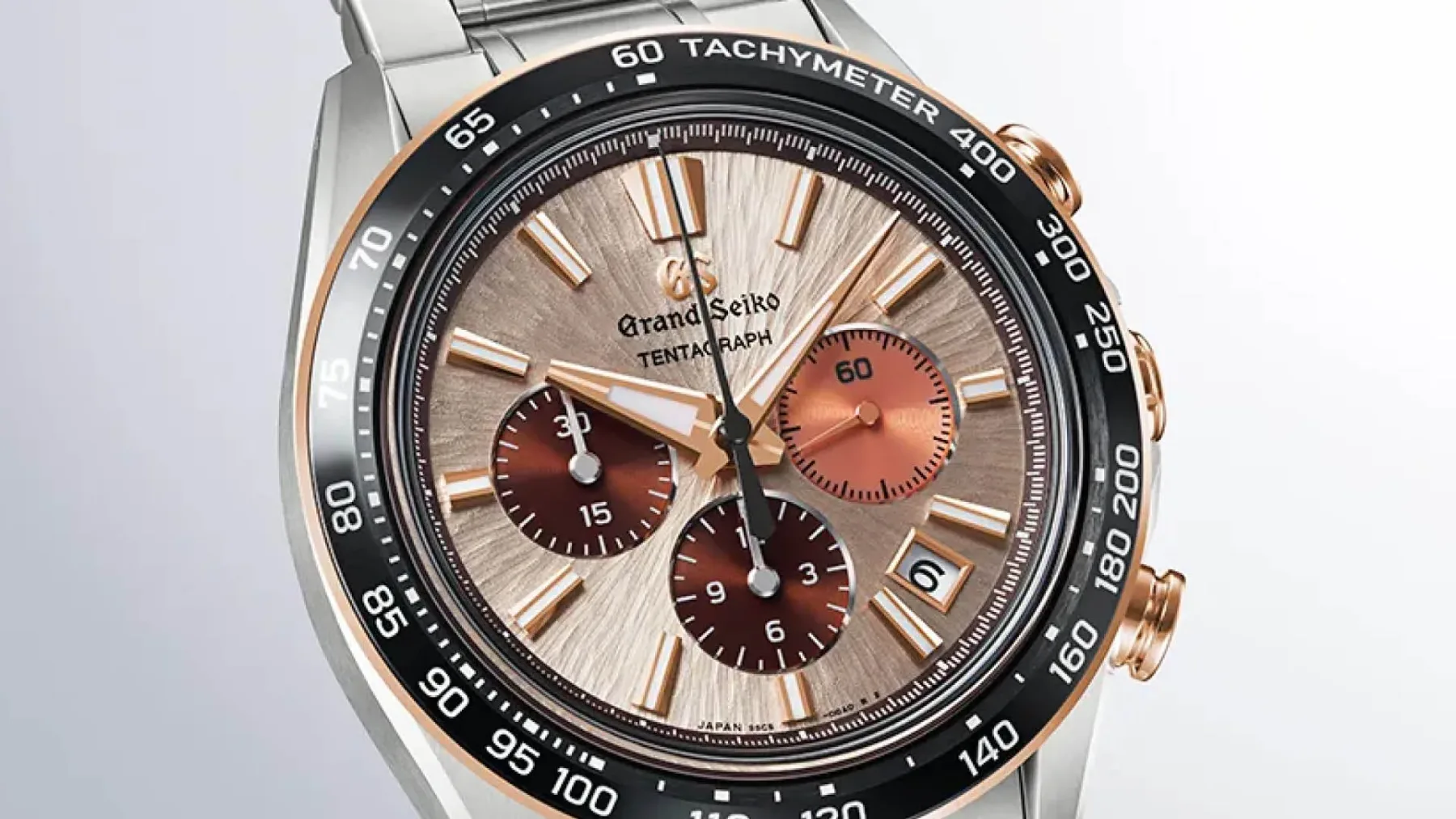 Grand Seiko Tentagraph SLGC006: Rosnata zlata svita nad Japonskimi hribi