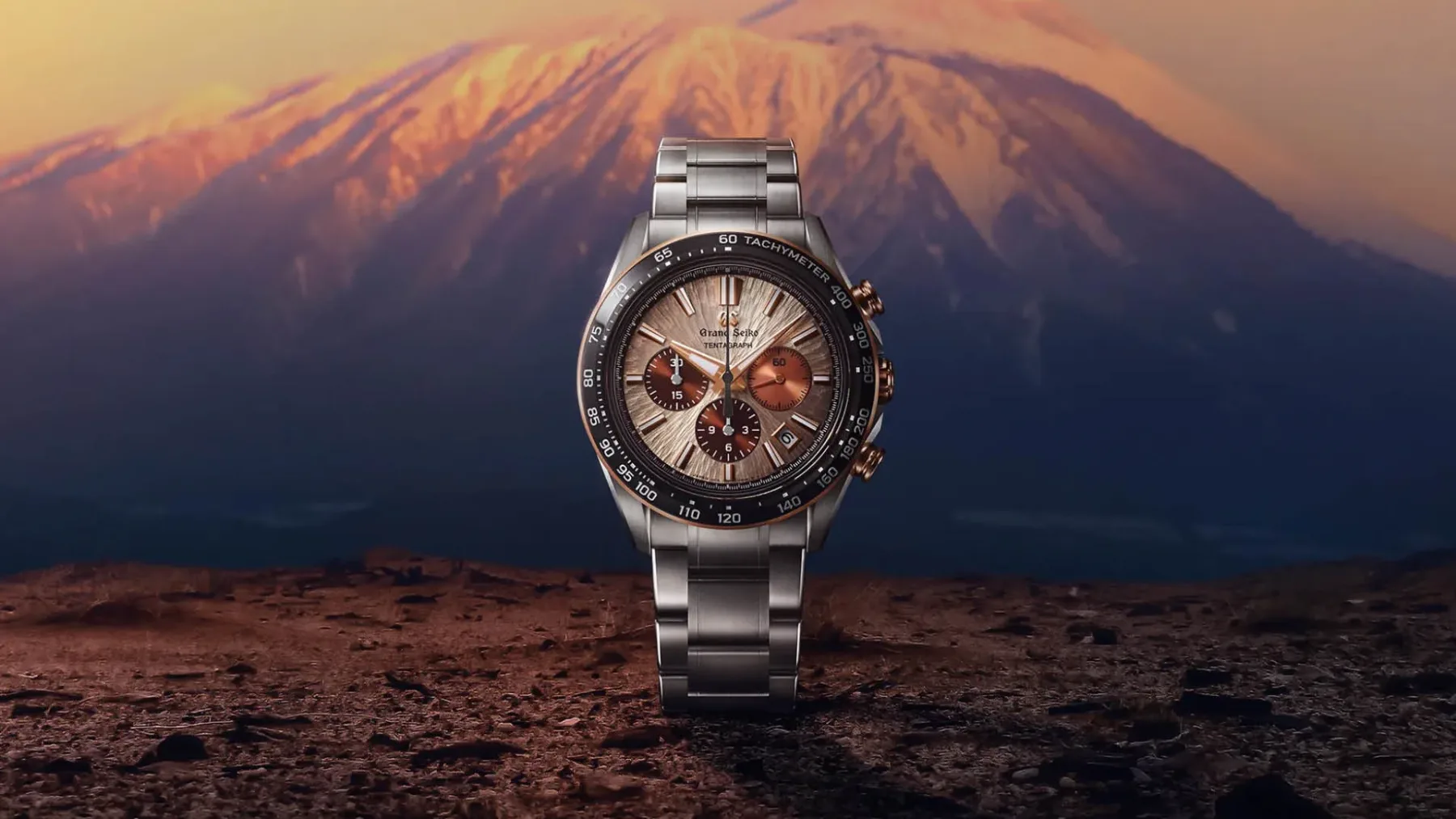 Grand Seiko Tentagraph SLGC006: Rosnata zlata svita nad Japonskimi hribi