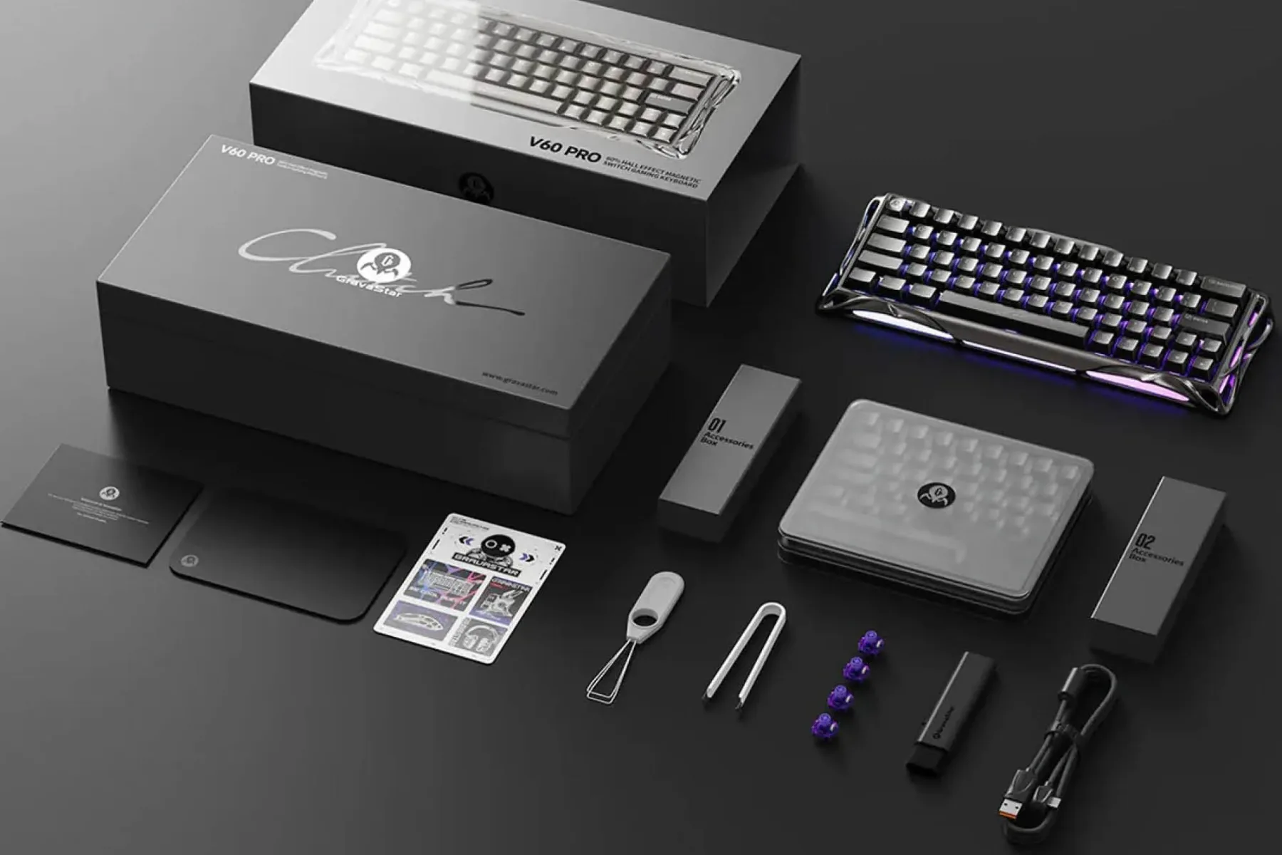 GravaStar Mercury V60 Pro Deluxe Edition: Ko tipkovnica postane orožje iz znanstvene fantastike