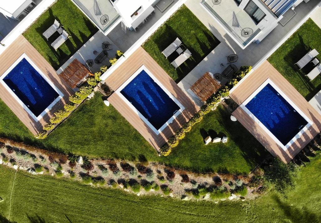 Grška pravljica in raj na Zemlji: Soleado Luxury Villas s pogledom na Egejsko morje