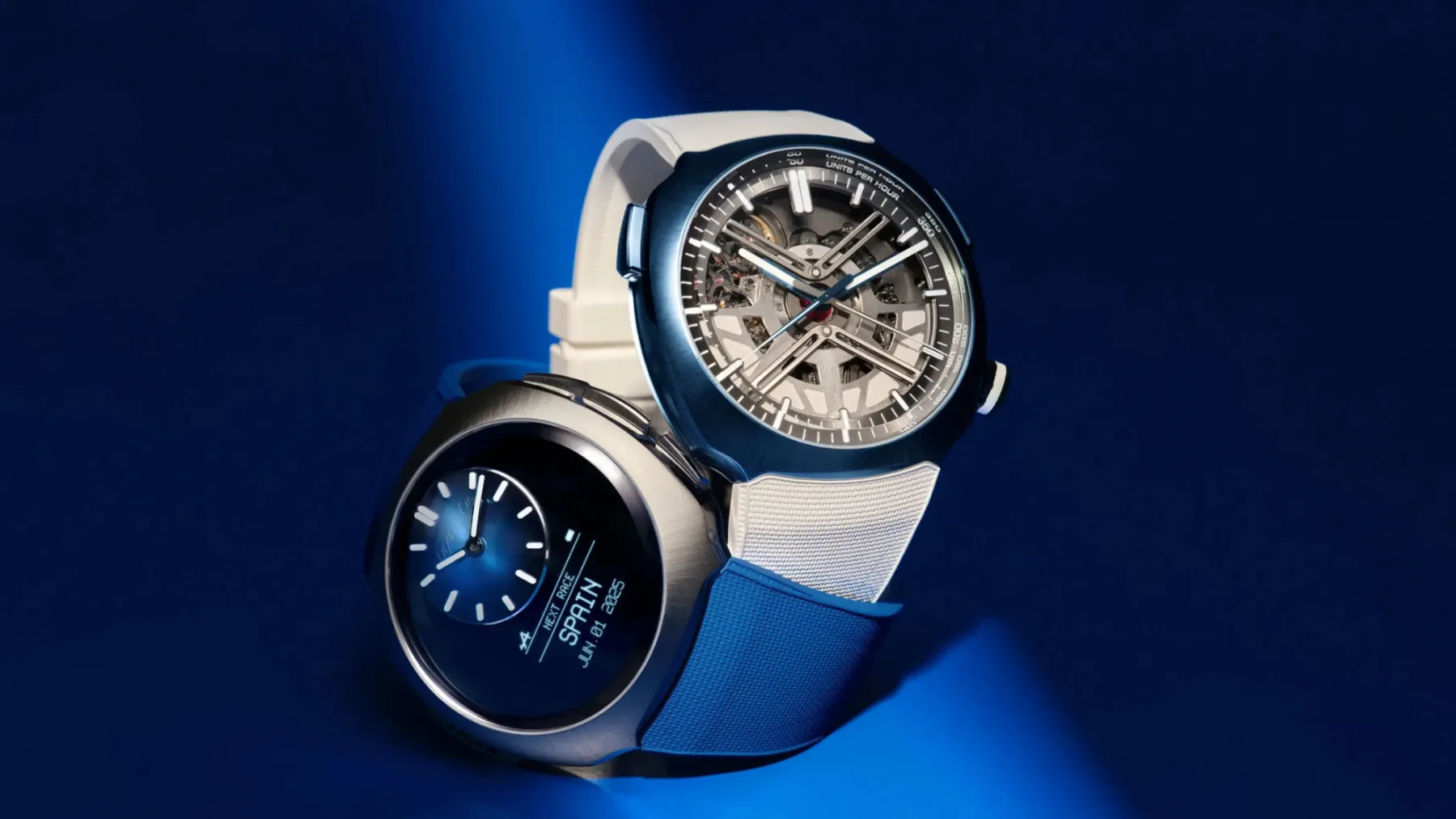 H. Moser & Cie. Streamliner Alpine Drivers Edition: ko švicarski horolog sreča Formulo 1