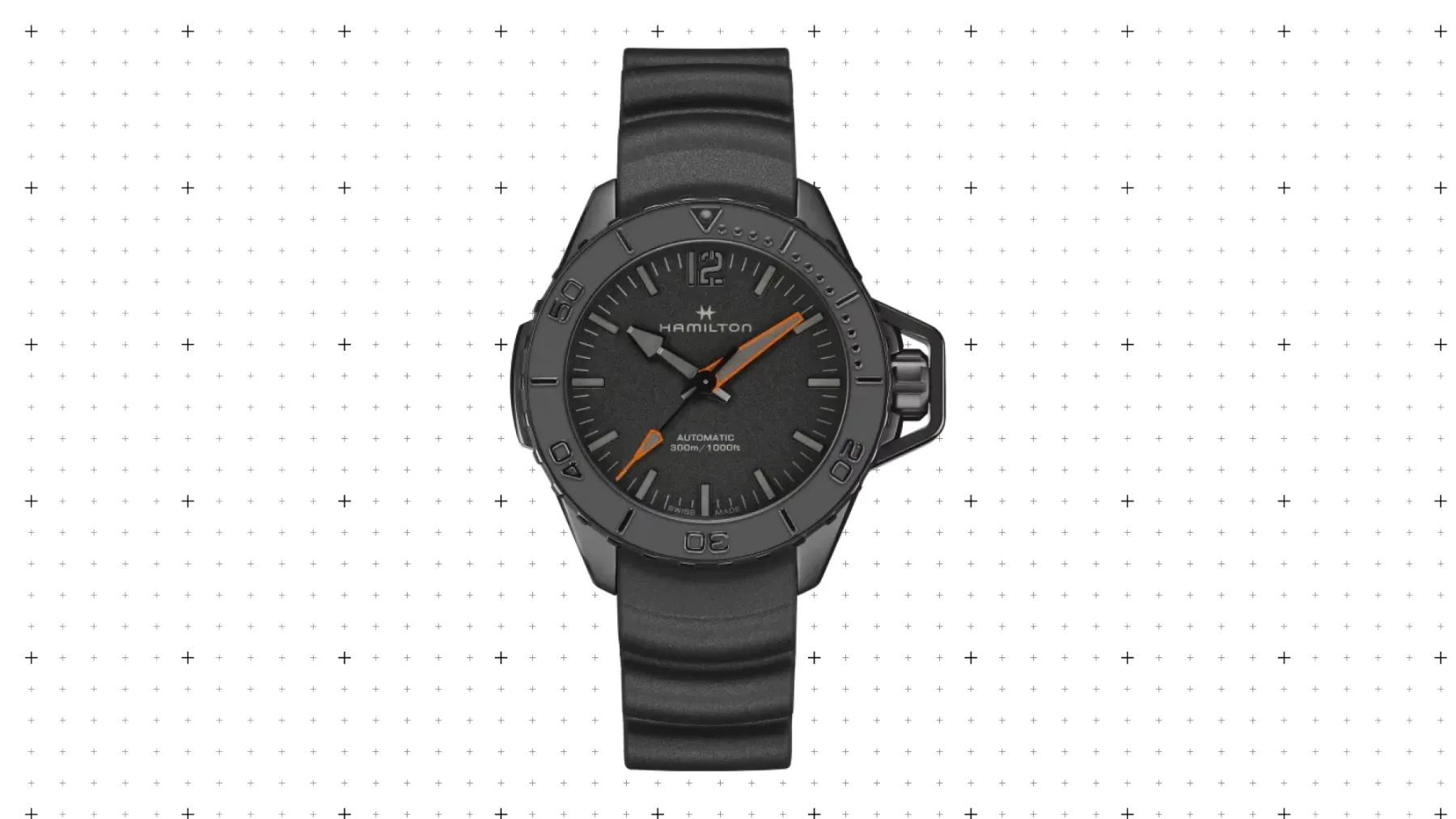 Hamilton Khaki Navy Frogman: Ko tema sreča svetlobo