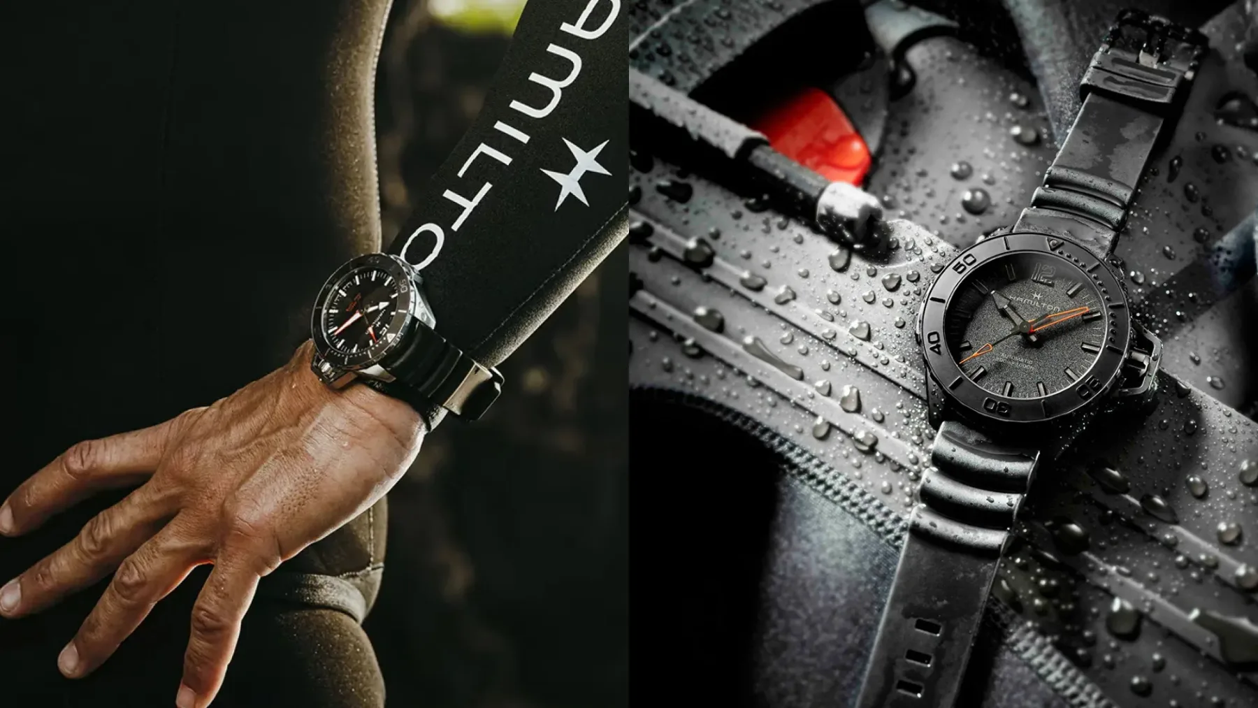 Hamilton Khaki Navy Frogman: Ko tema sreča svetlobo