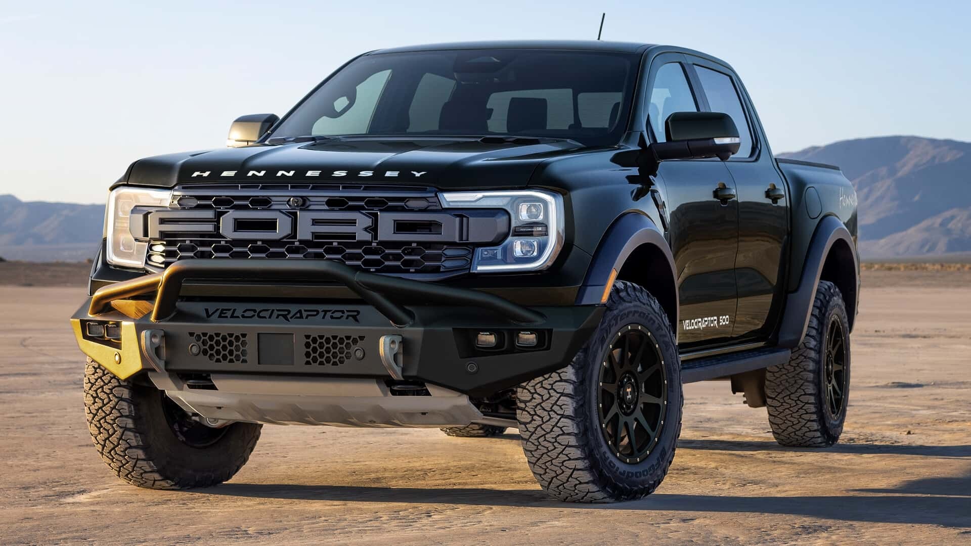 Hennessey VelociRaptor 500: Ubijalska različica Ford Ranger Raptor z 500 konjskimi močmi