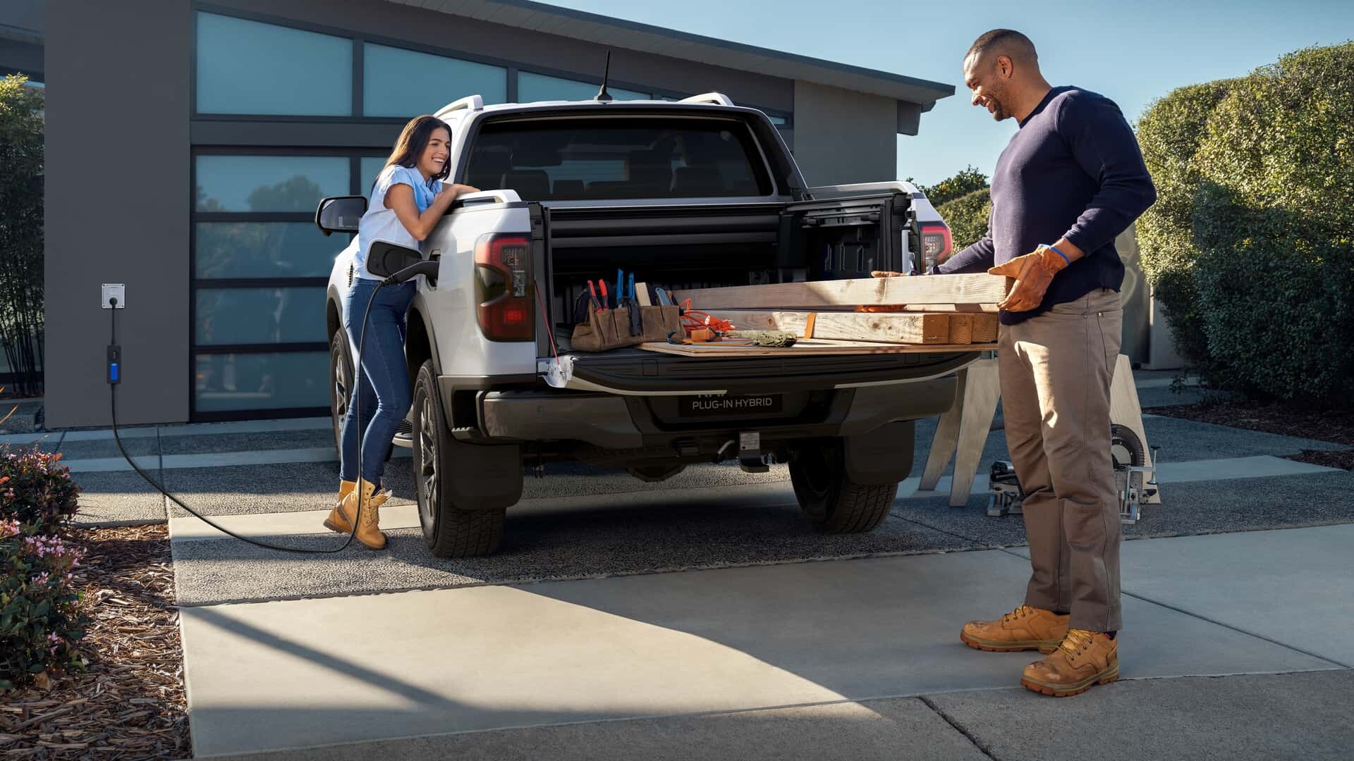 Hibridni Ford Ranger PHEV: super hibridni pick-up s 45 km električnega dosega
