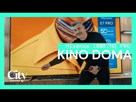 Hisense 100E7NQ PRO – ko televizor postane domači kino