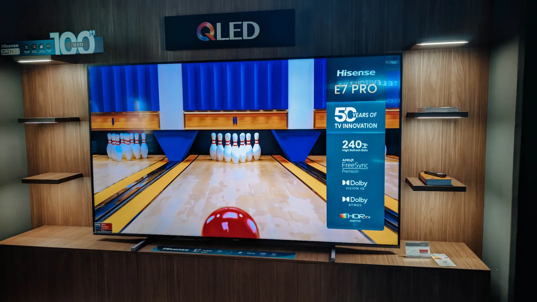 Hisense 100E7NQ PRO – ko televizor postane domači kino
