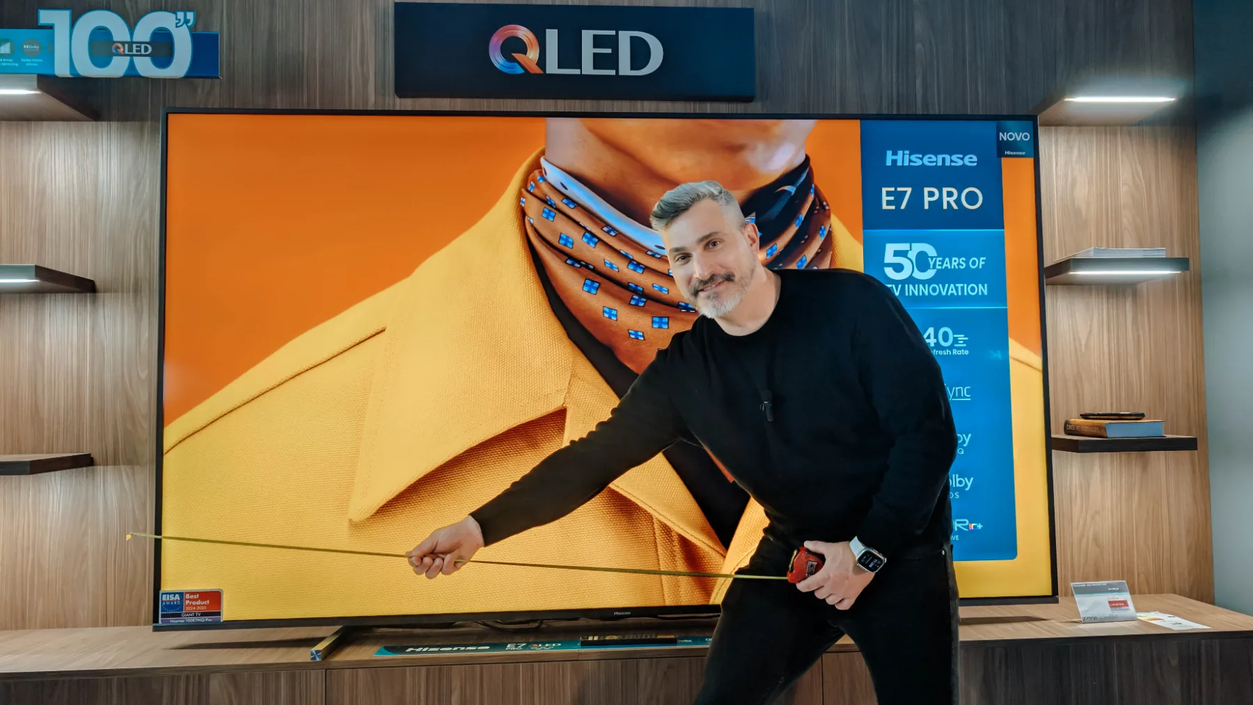 Hisense 100E7NQ PRO – ko televizor postane domači kino