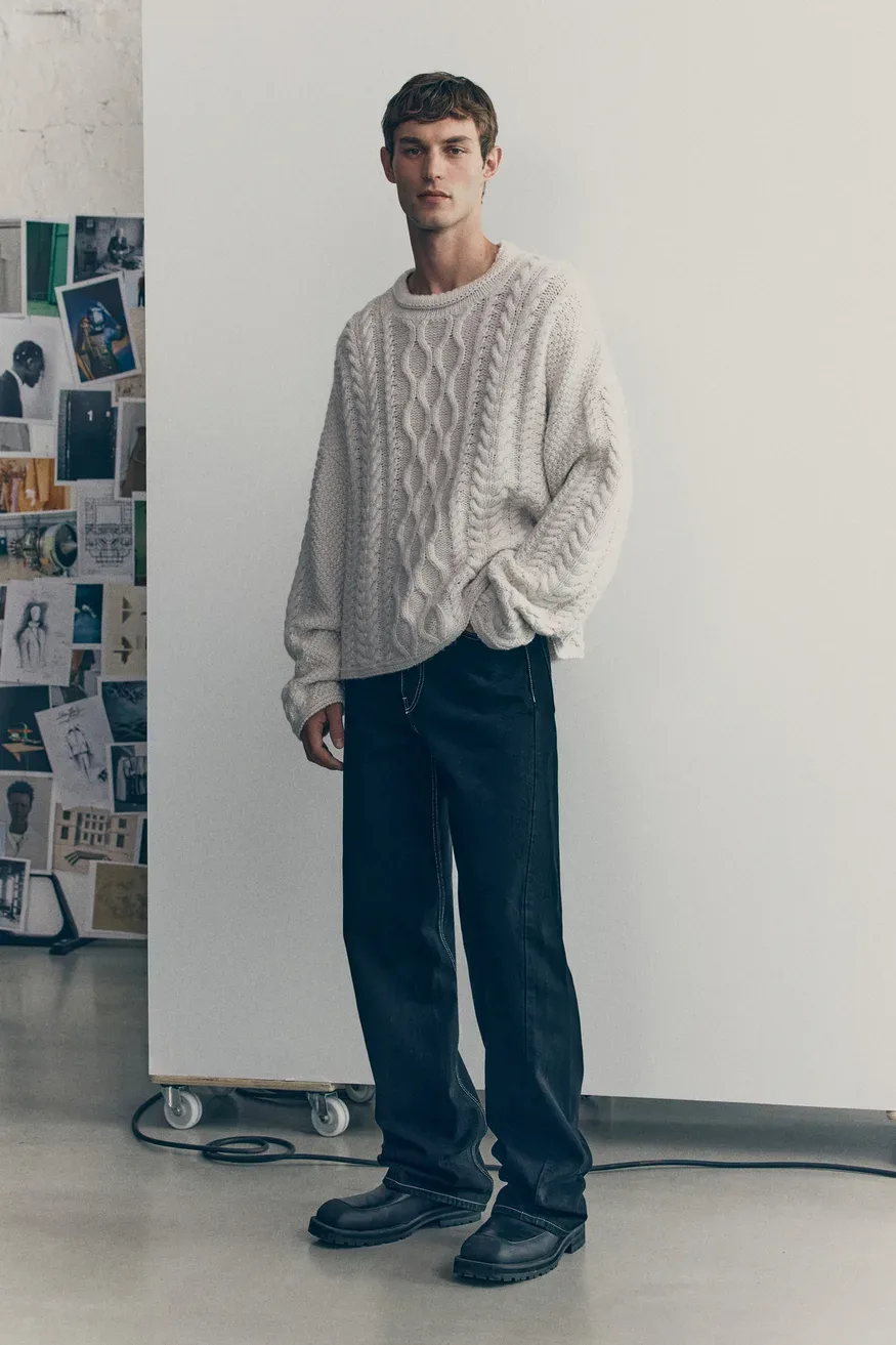 H&M Atelier jesen-zima 2025 razkriva novo moško uniformo: Industrijski šik s pridihom haute couture