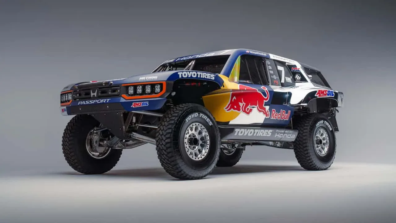 Honda Passport Baja Spec: Hibridni puščavski monstrum z več kot 1.300 KM in geni formule 1