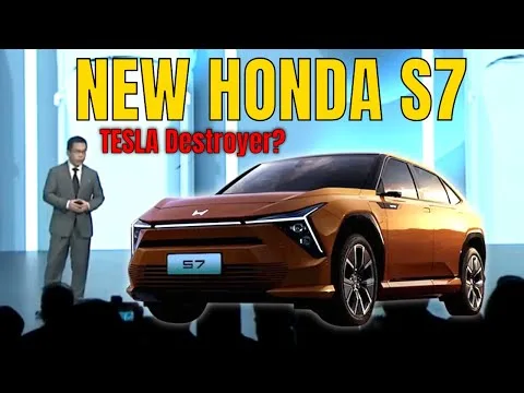 Honda S7: električni izzivalec Tesle Model Y, ki ga žal ne bomo videli (izpuščena Evropa)