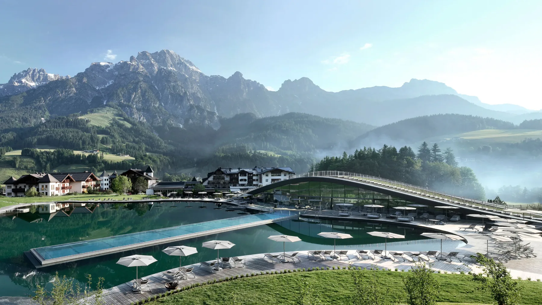 Hotel Krallerhof: Rajski razgled, wellness iz sanj in malo avstrijskega glamurja