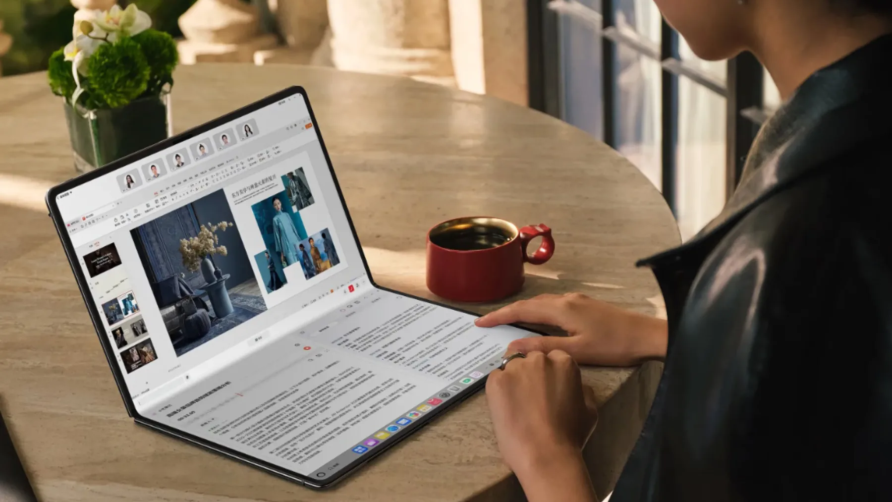 Huawei MateBook Fold: Tanek kot gossip, zloži se kot drama na Instagramu