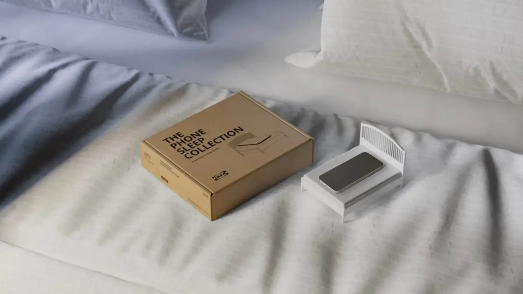 IKEA predstavi mini posteljo za vaš telefon – Ikea Phone Sleep Collection: Ker tudi pametni telefoni potrebujejo lepotni spanec