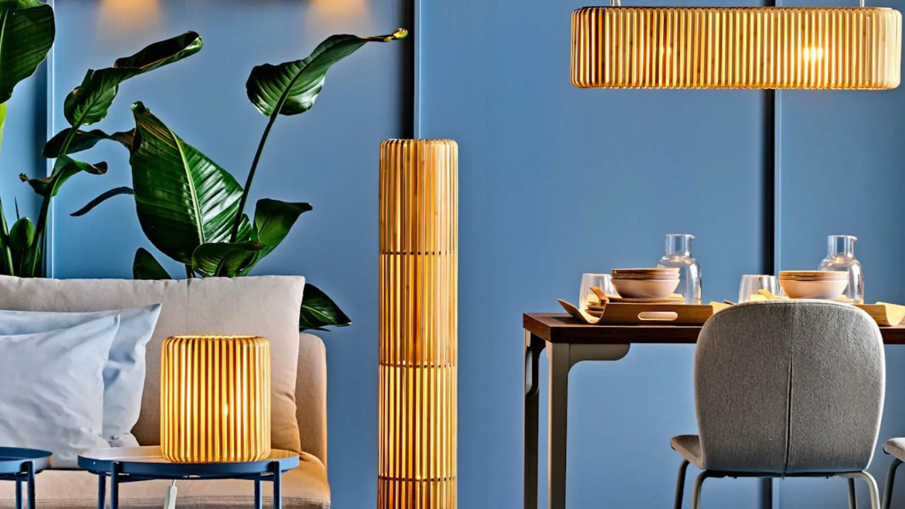 IKEA VARPTROSS: nova kolekcija svetil, ki iz bambusa naredi arhitekturni objekt za vaš dom