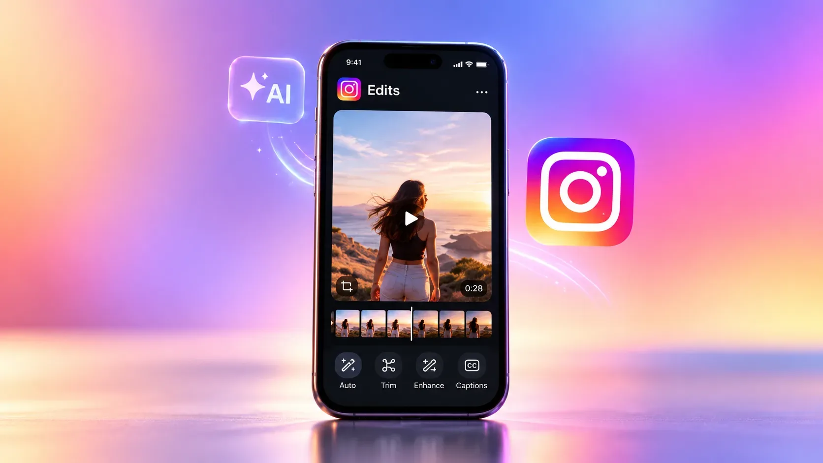 Instagram Edits z umetno inteligenco: Algoritem vam bo zdaj naravnost povedal, zakaj vaši posnetki niso viralni