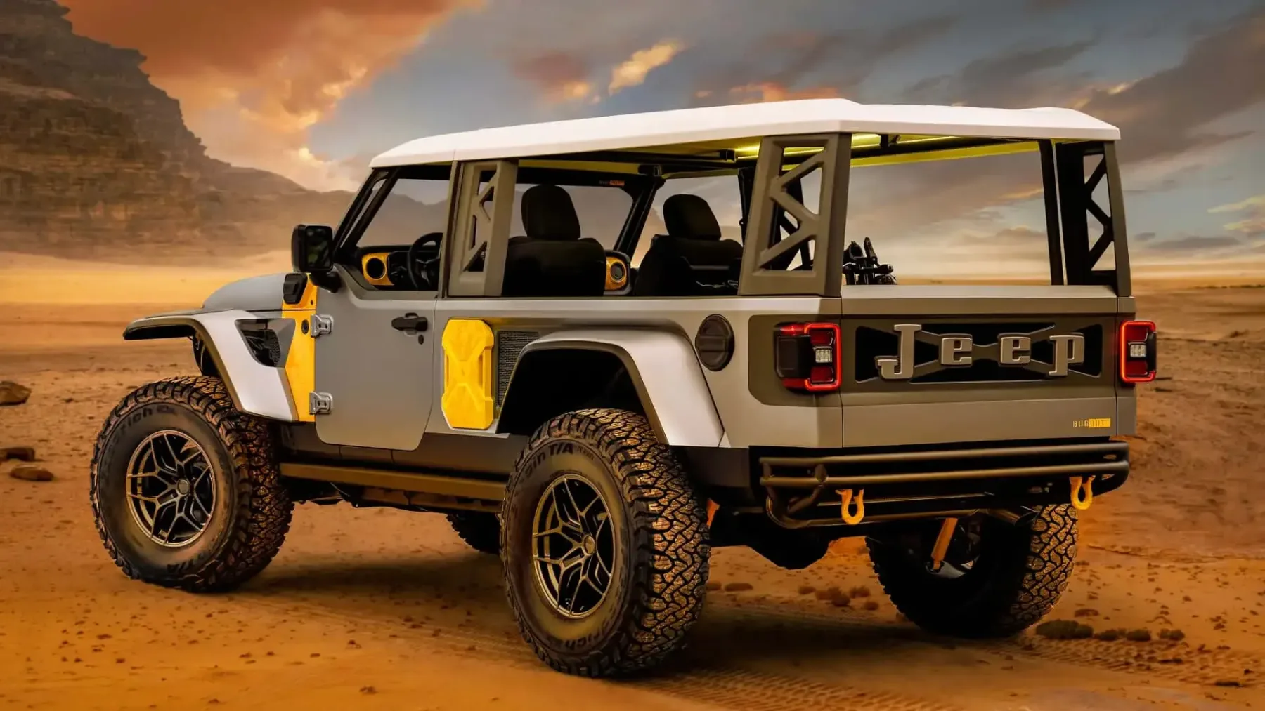 Jeep safari 2025: retro je nova elektrika