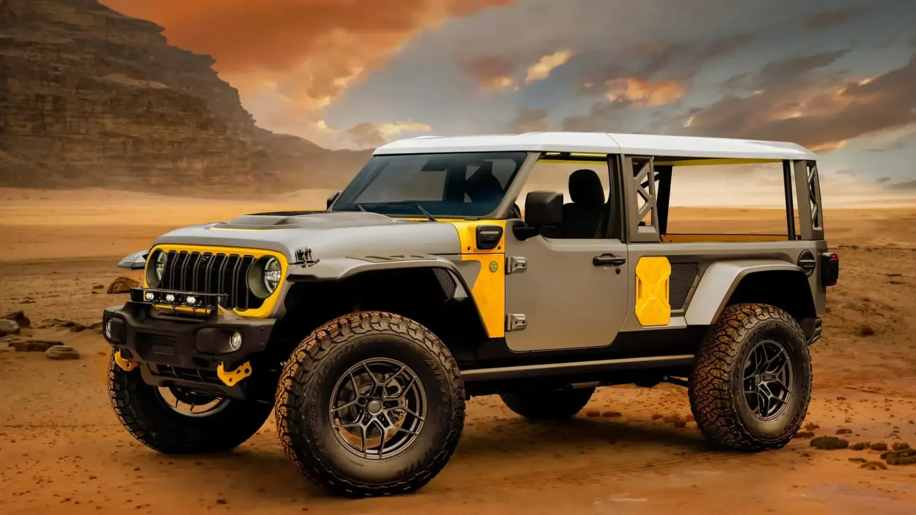 Jeep safari 2025: retro je nova elektrika