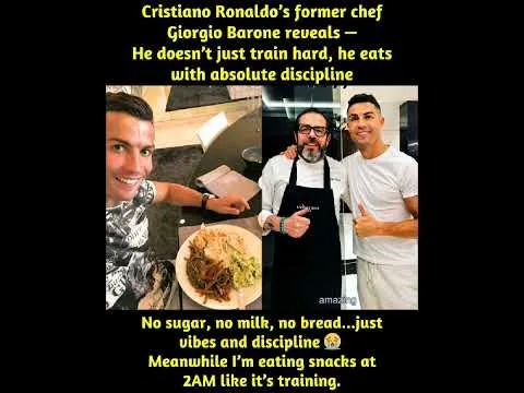Kaj jé Cristiano Ronaldo, da je pri 41 letih še vedno videti kot stroj? To je njegov jedilnik!