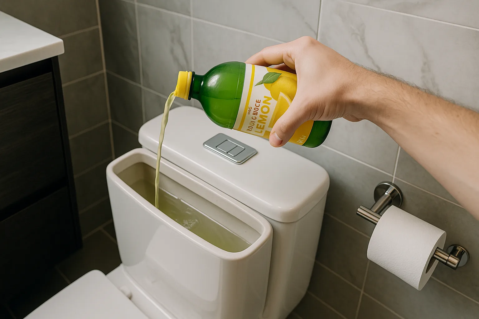 Kaj se zgodi, ko v WC kotliček zlijete limonin sok? Toaletni trik, ki ga ne poznate – pa bi ga morali!