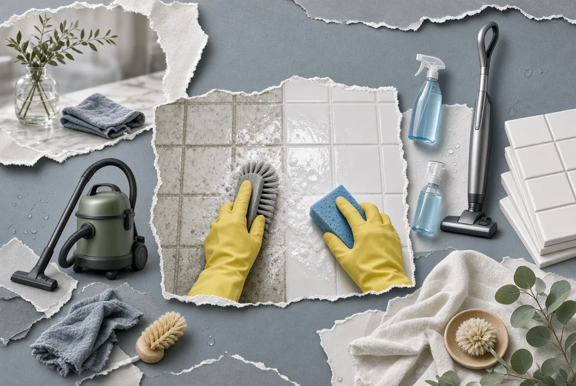 Kako očistiti fuge med ploščicami in jim vrniti prvotni sijaj brez stresa
