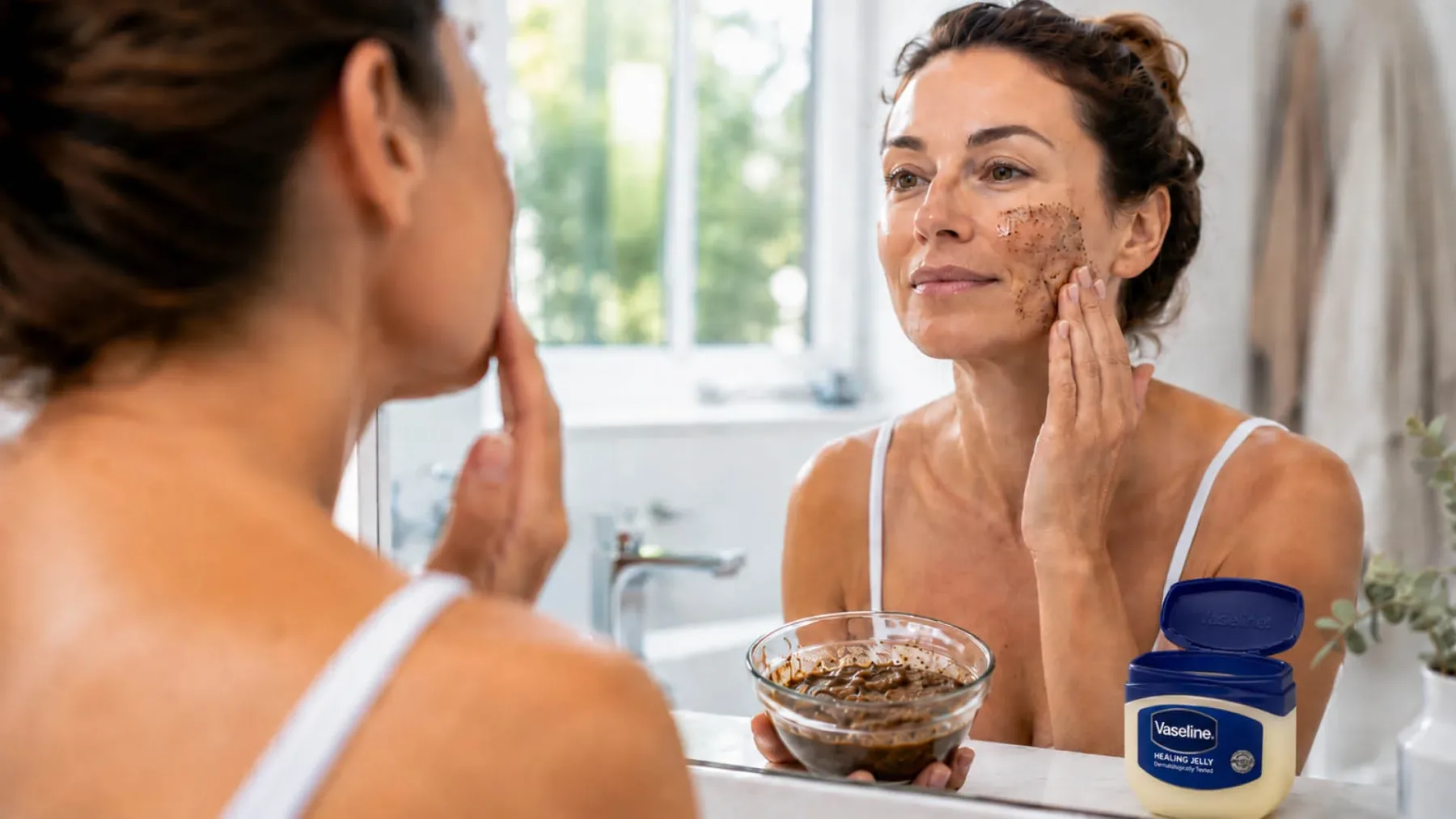 Kava in vazelin za obraz: lepotna maska za obraz, ki obljublja “anti-aging” sijaj