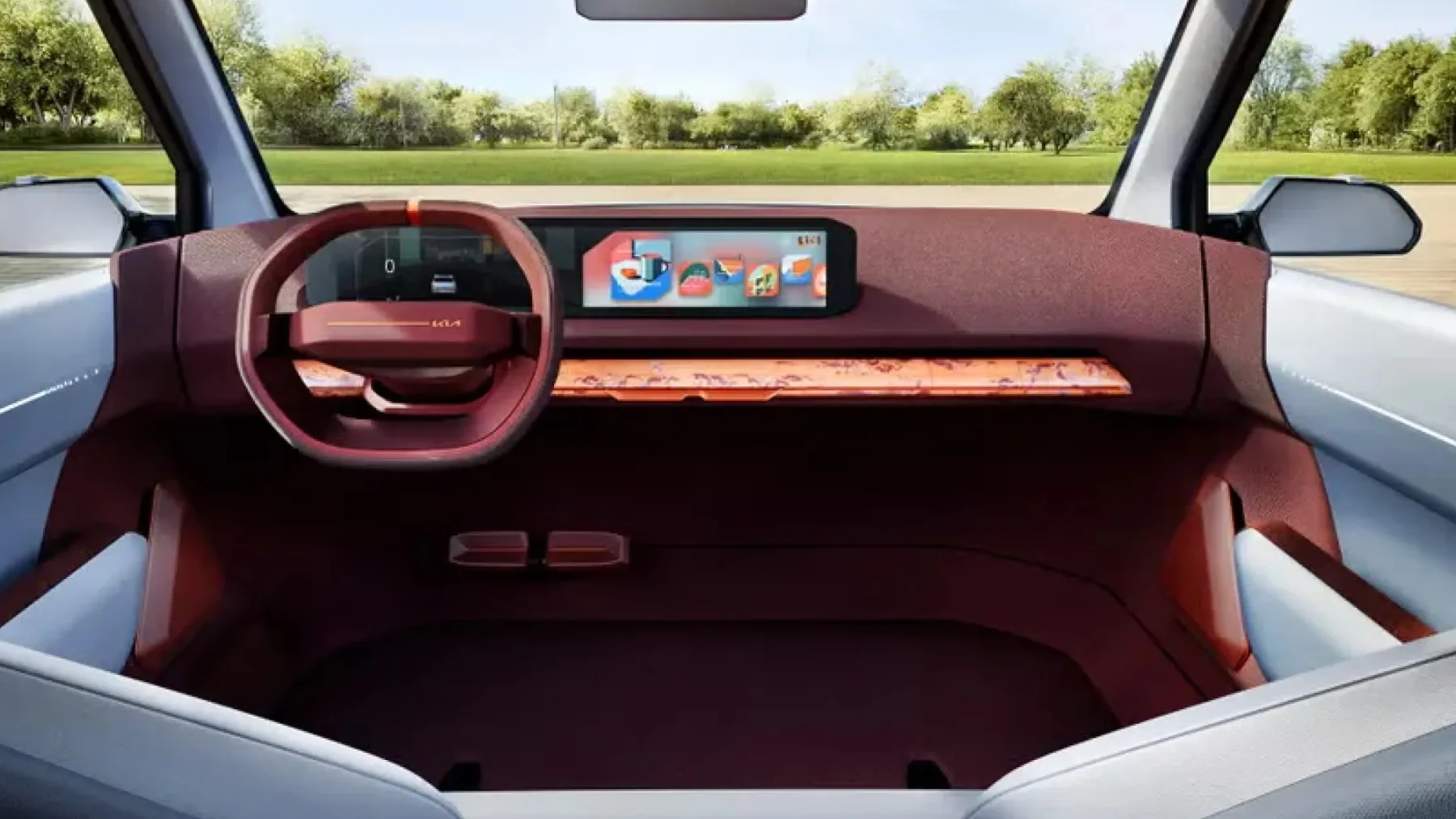 Kia EV2: električni SUV prihodnosti, zgrajen iz konoplje, gob in odvrženih majic