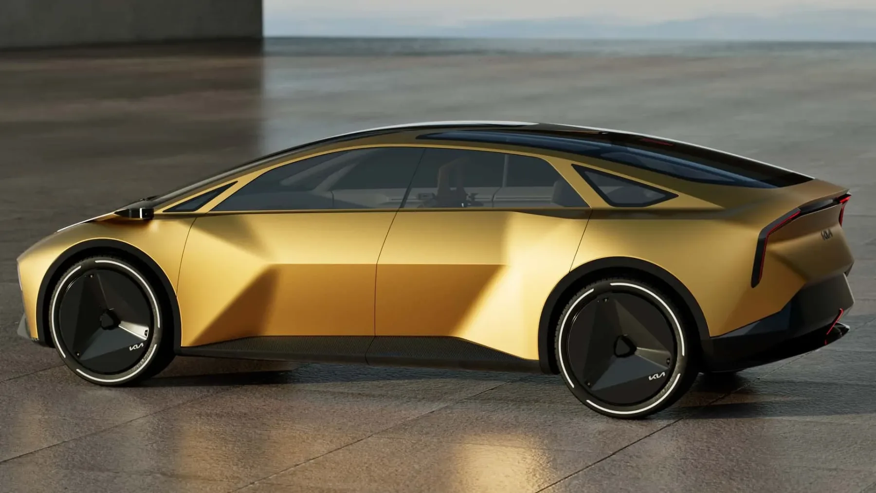 Kia Vision Meta Turismo: Električni Stinger za generacijo, ki namesto prestavne ročice drži igralni plošček