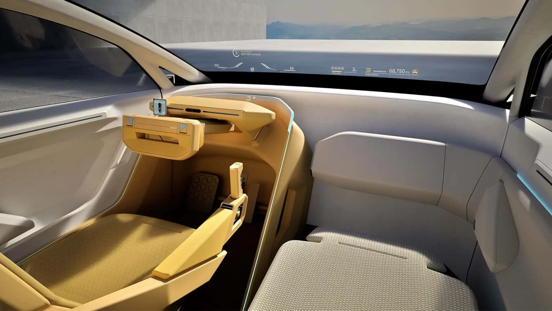 Kia Vision Meta Turismo: Električni Stinger za generacijo, ki namesto prestavne ročice drži igralni plošček