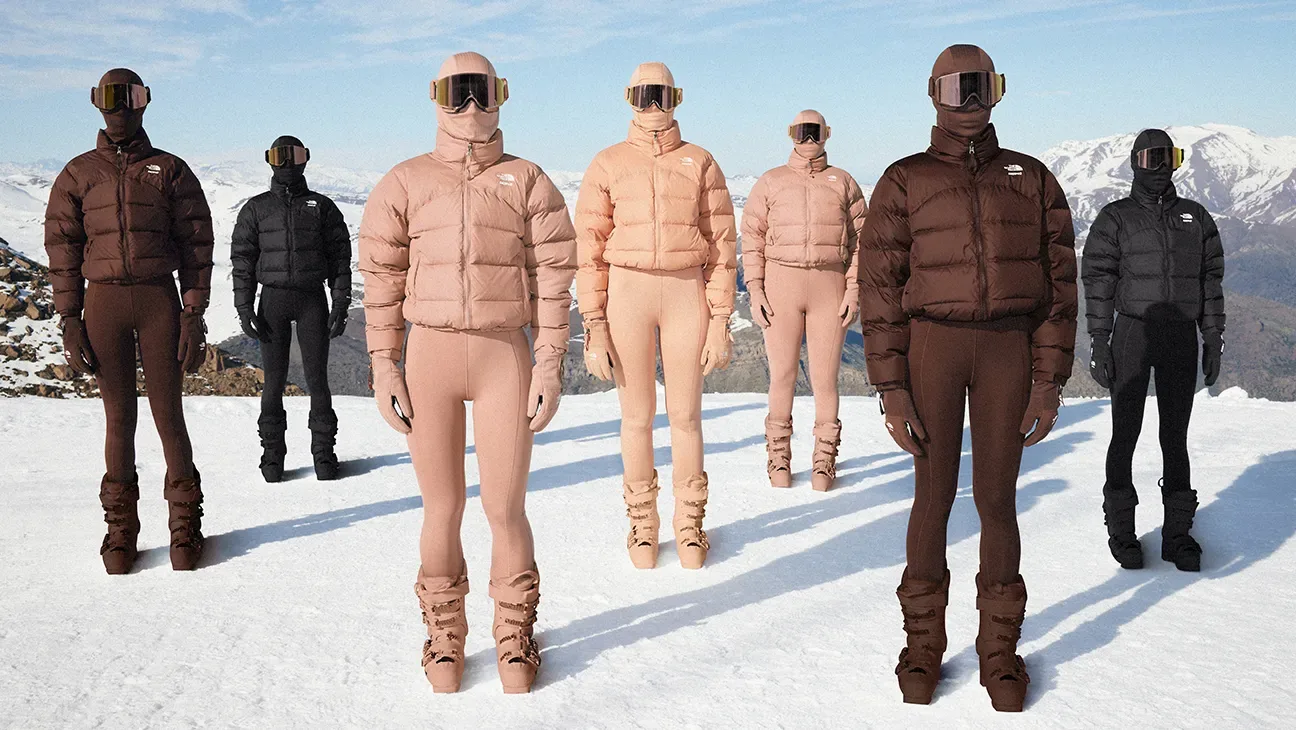 Kim Kardashian in The North Face združila moči: nova SKIMS kolekcija za na bele strmine